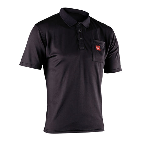 Leatt Team Polo Shirt (Short) - Black