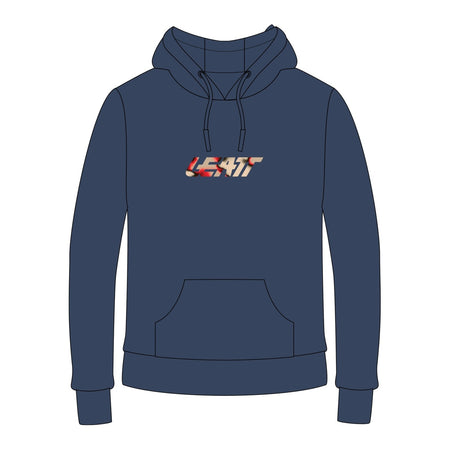 Leatt Core Hoodie - Denim Blue