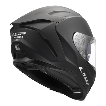 LS2 FF817 Challenger II Solid Helmet - Matte Black