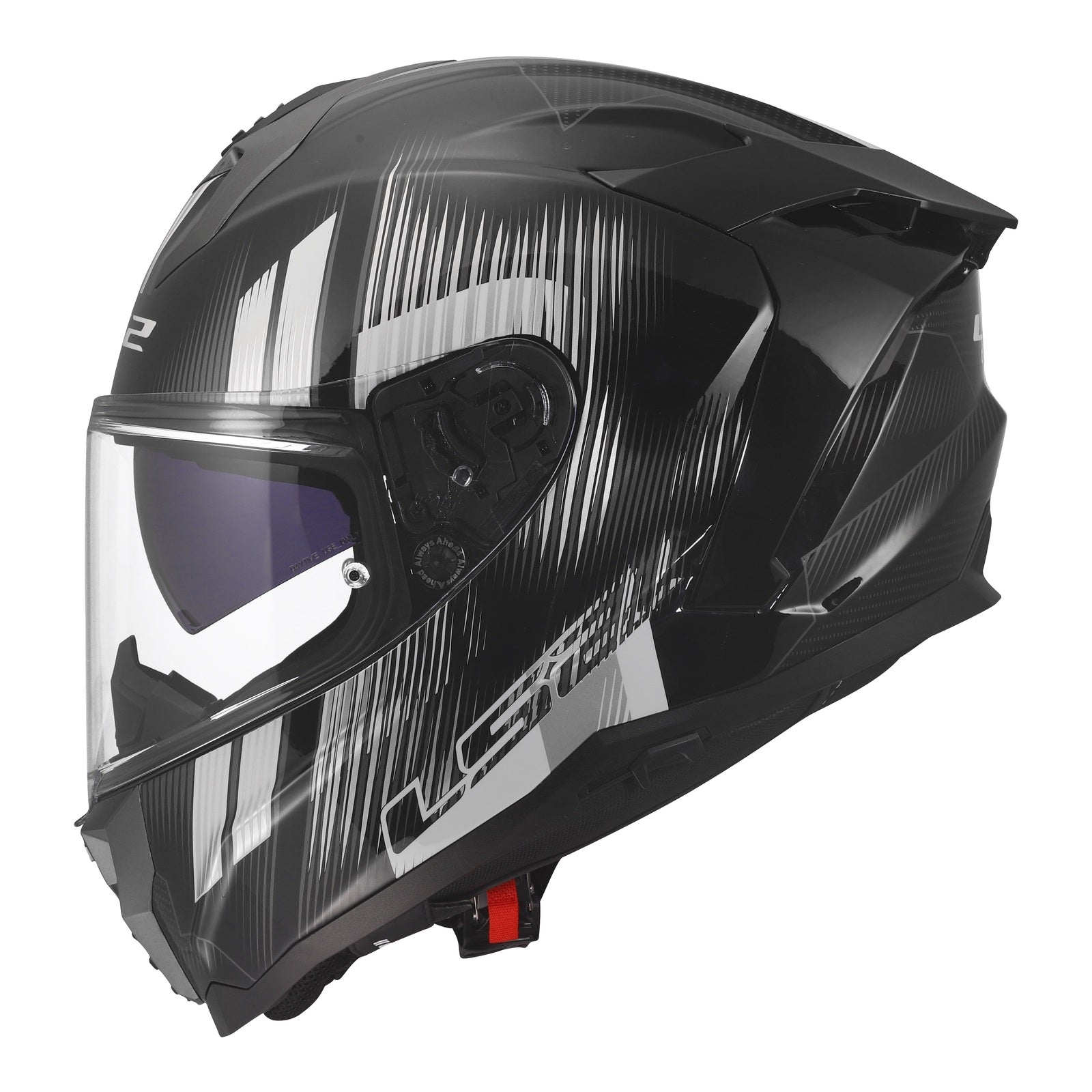 LS2 FF817 Challenger II Nitro Helmet - Black / Grey