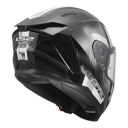 LS2 FF817 Challenger II Nitro Helmet - Black / Grey