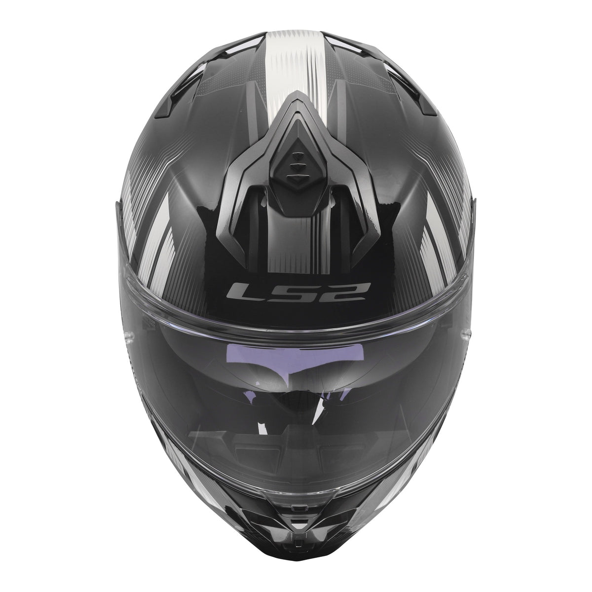LS2 FF817 Challenger II Nitro Helmet - Black / Grey