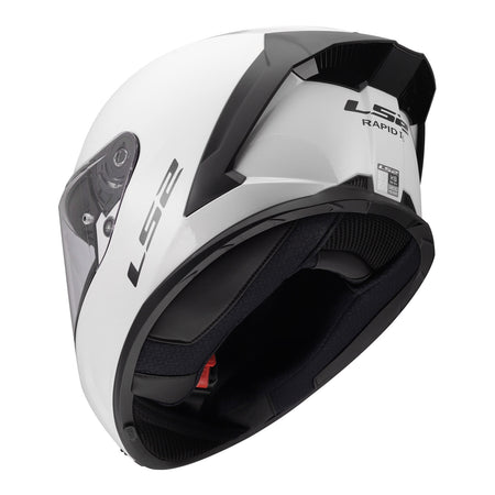 LS2 FF820 Rapid III Solid Helmet - Gloss White