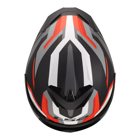 LS2 FF820 Rapid III Hyper Helmet - Black / Red