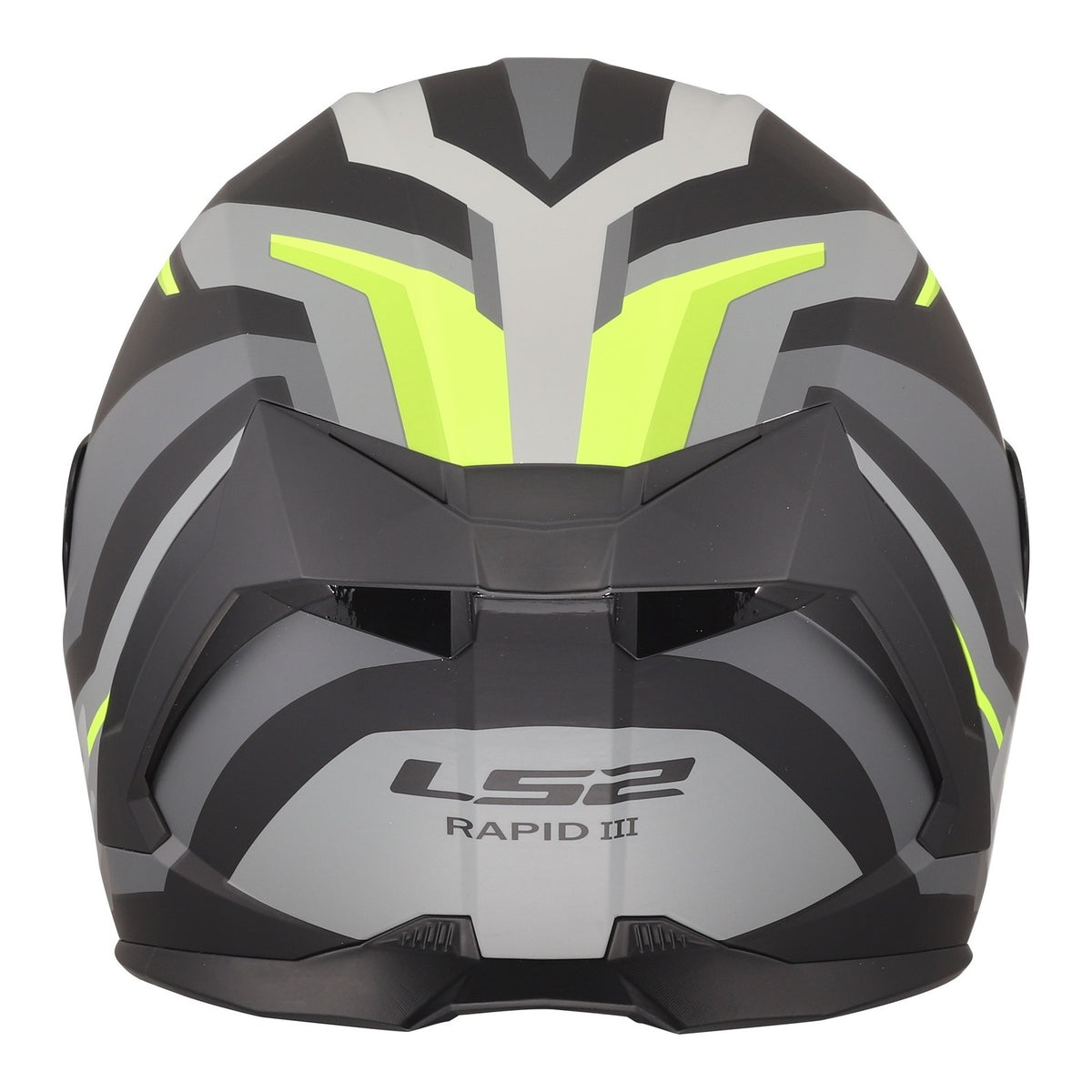 LS2 FF820 Rapid III Hyper Helmet - Black / Hi-Vis Yellow
