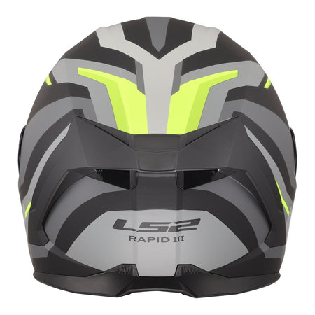 LS2 FF820 Rapid III Hyper Helmet - Black / Hi-Vis Yellow