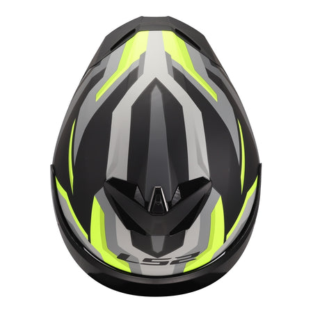 LS2 FF820 Rapid III Hyper Helmet - Black / Hi-Vis Yellow