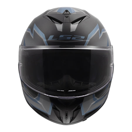 LS2 FF820 Rapid III Xtrem Helmet - Black / Blue Petrol