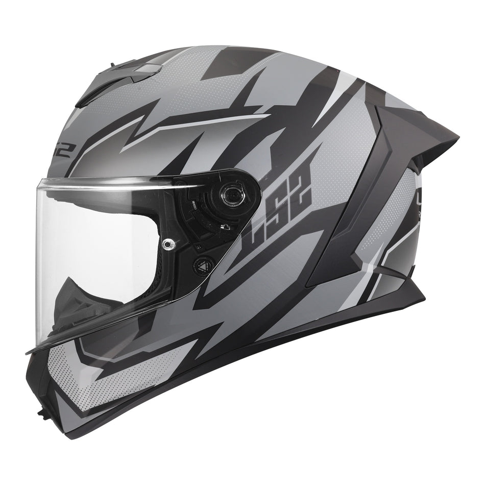 LS2 FF820 Rapid III Xtrem Helmet - Black / Grey