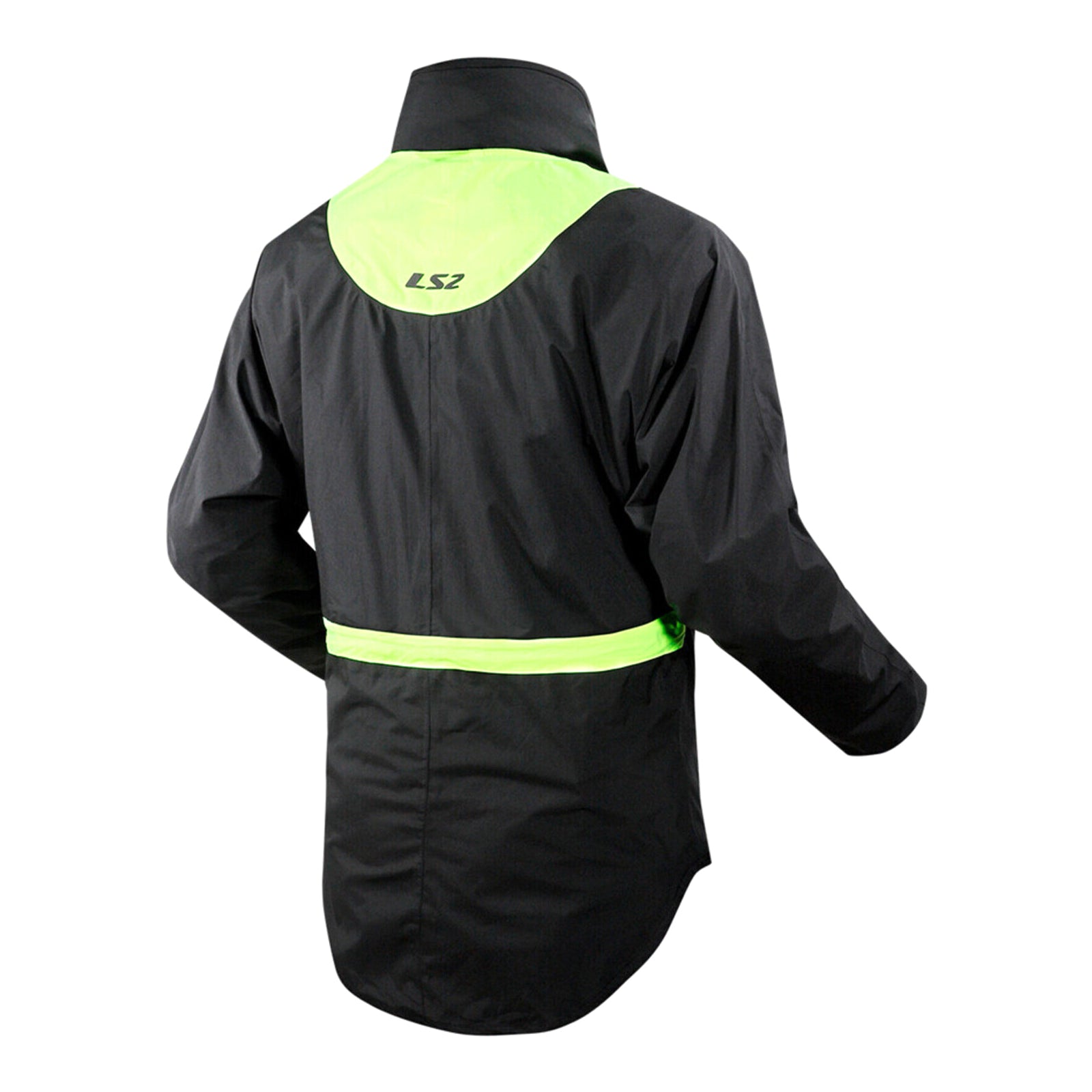 LS2 X-Rain Jacket - Black / Hi-Vis Yellow