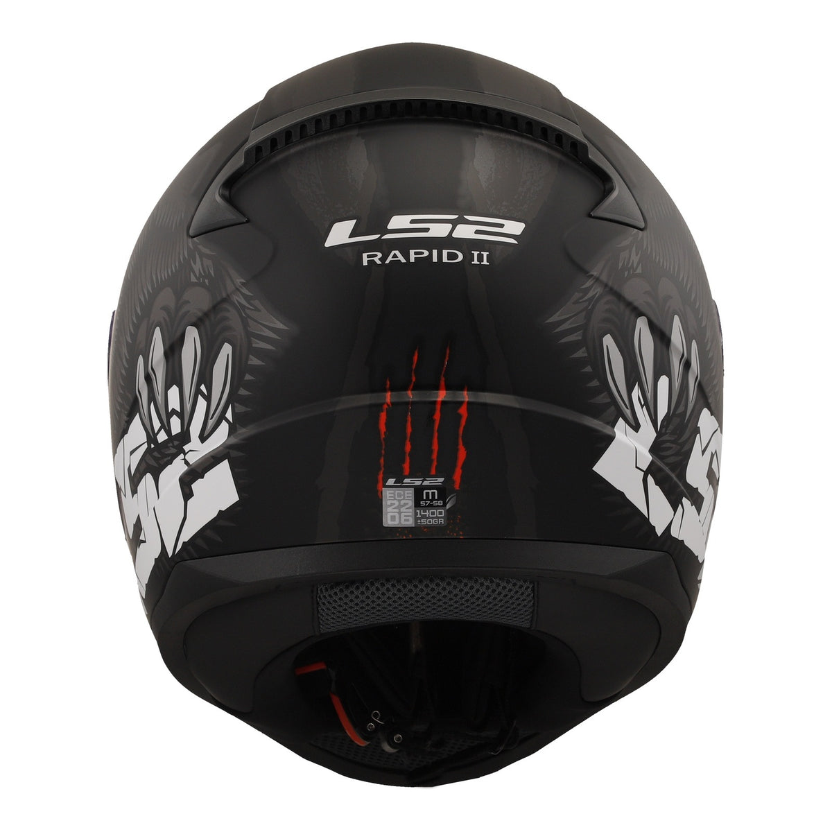 LS2 FF353 Rapid II Claw Helmets - Black 06
