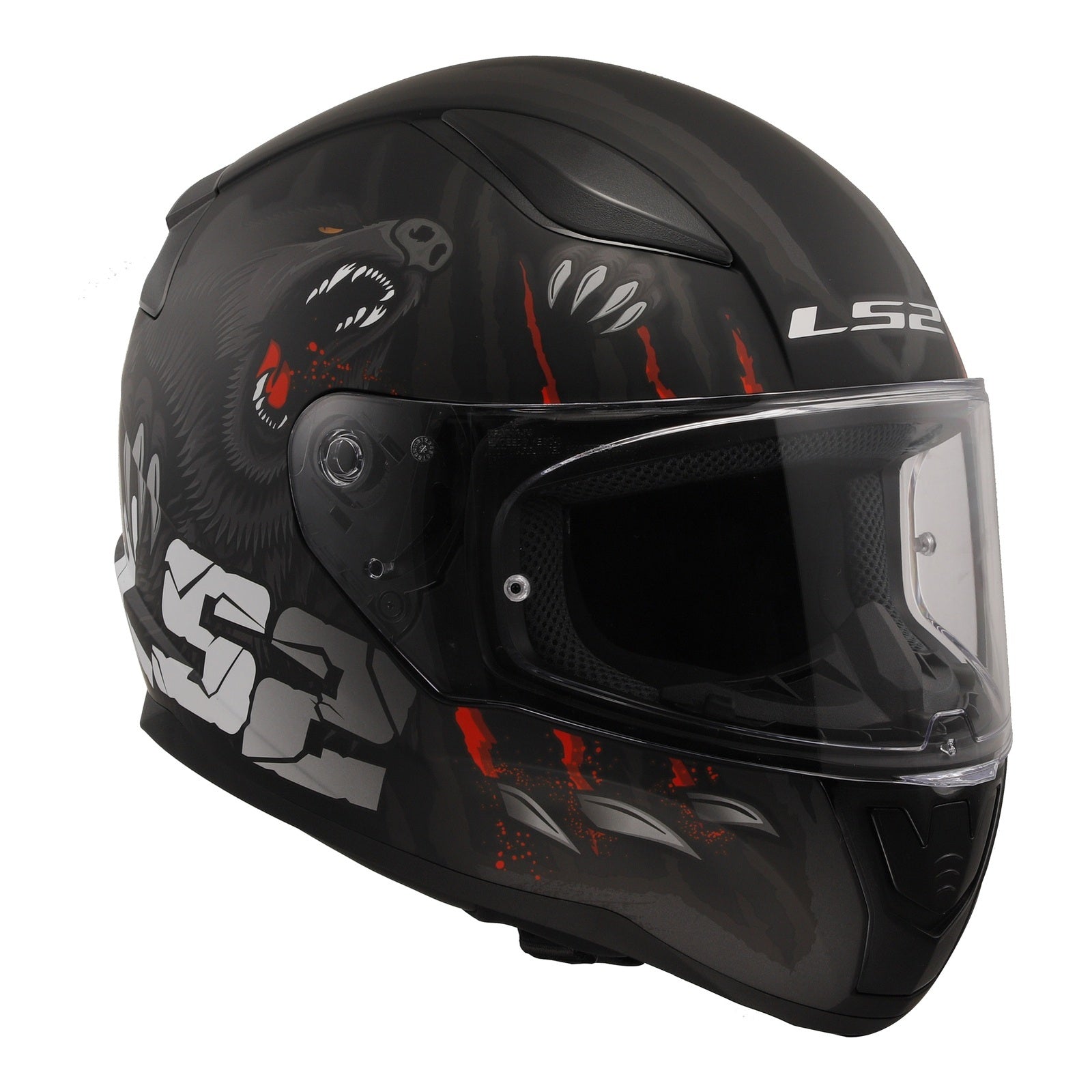 LS2 FF353 Rapid II Claw Helmets - Black 06