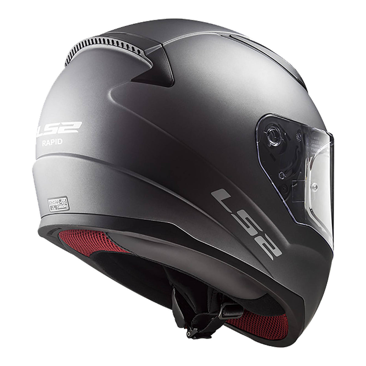 LS2 FF353 Rapid II Solid - Matte Titanium 06