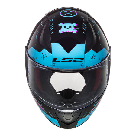 LS2 FF353 Rapid Player Helmet - Black / Blue