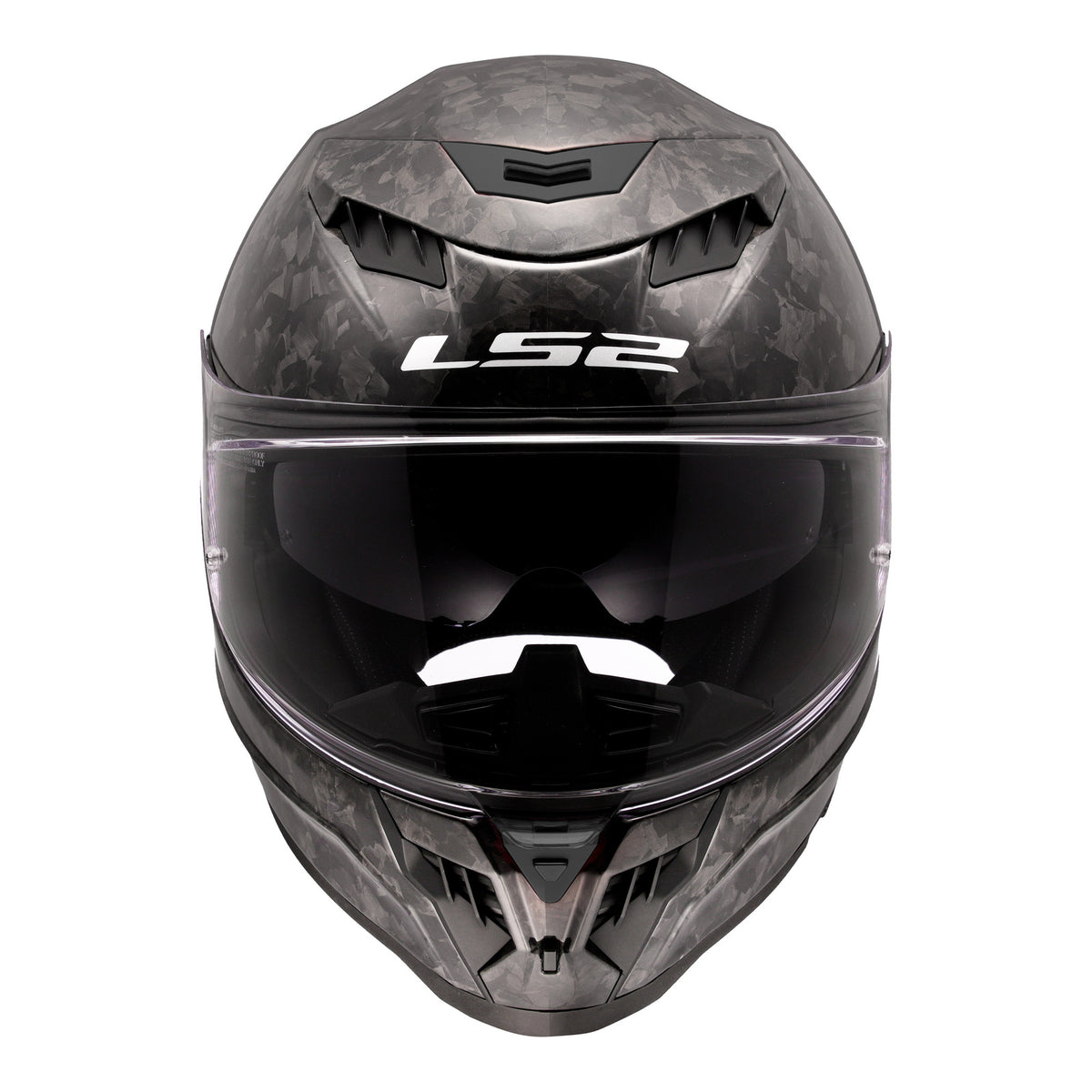 LS2 FF807 Dragon Forged Helmet - Gloss Carbon 06