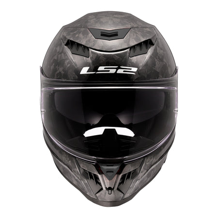 LS2 FF807 Dragon Forged Helmet - Gloss Carbon 06