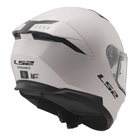 LS2 FF808 Stream II Helmet - White 06