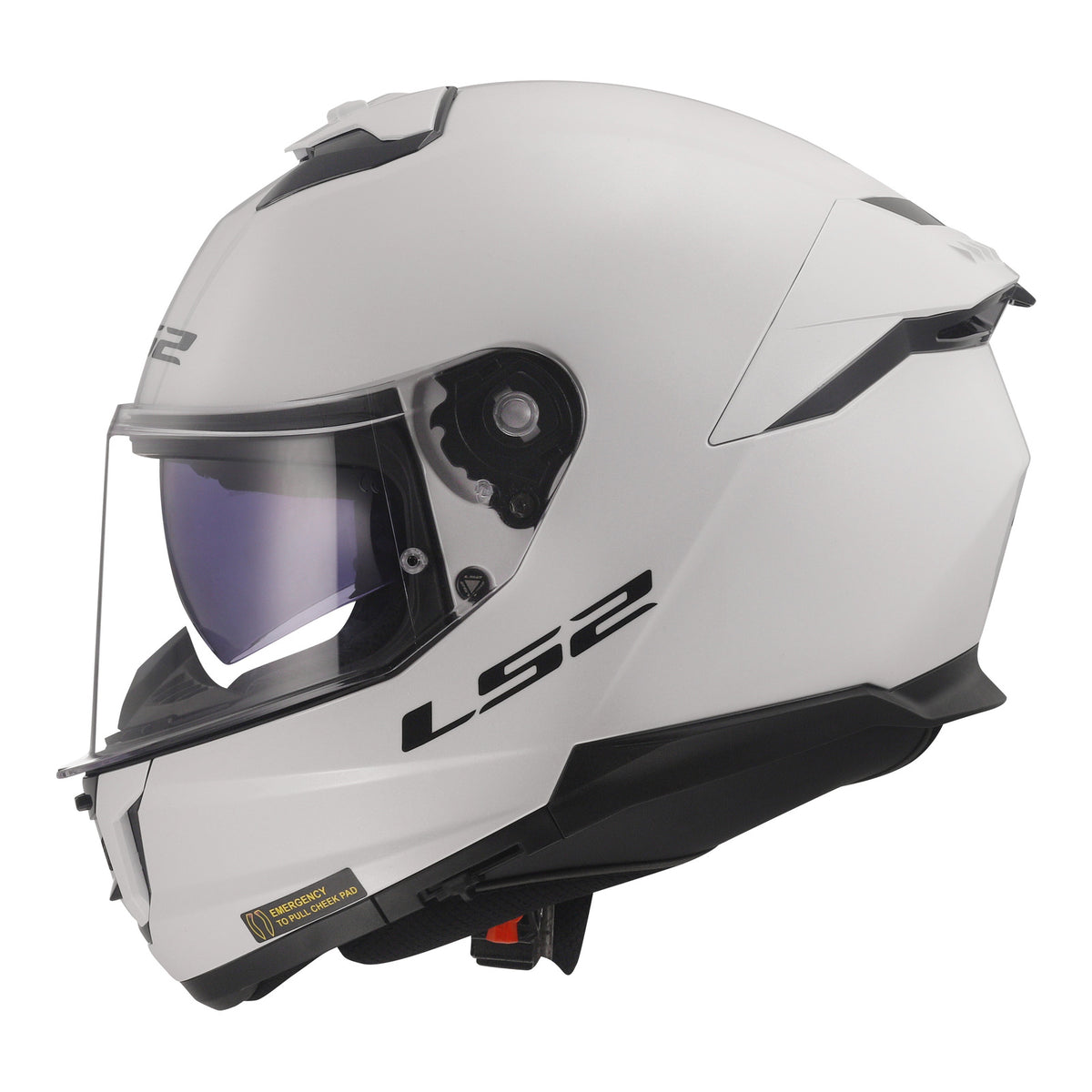 LS2 FF808 Stream II Helmet - White 06