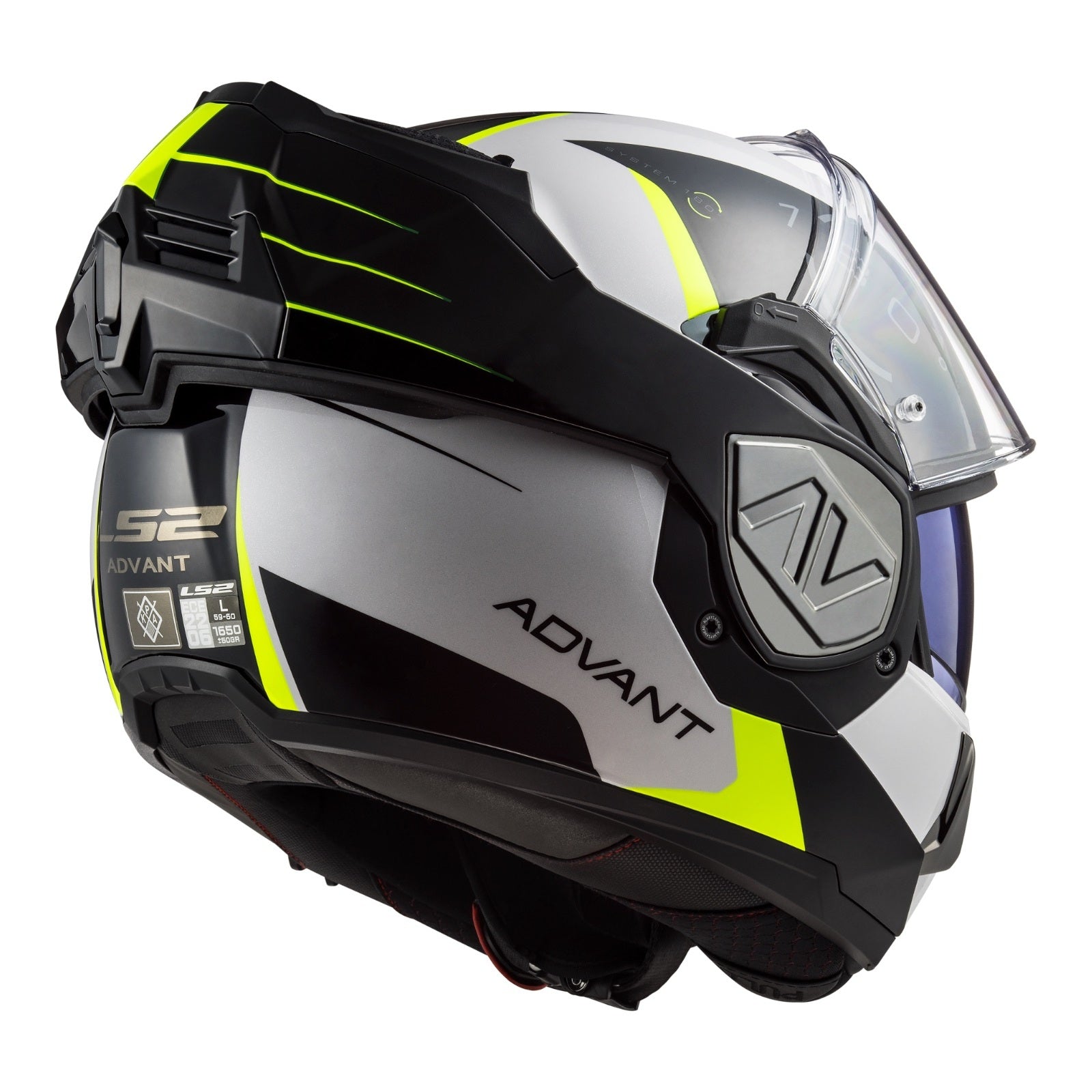 LS2 FF906 Advant Codex Helmet - White / Black 06