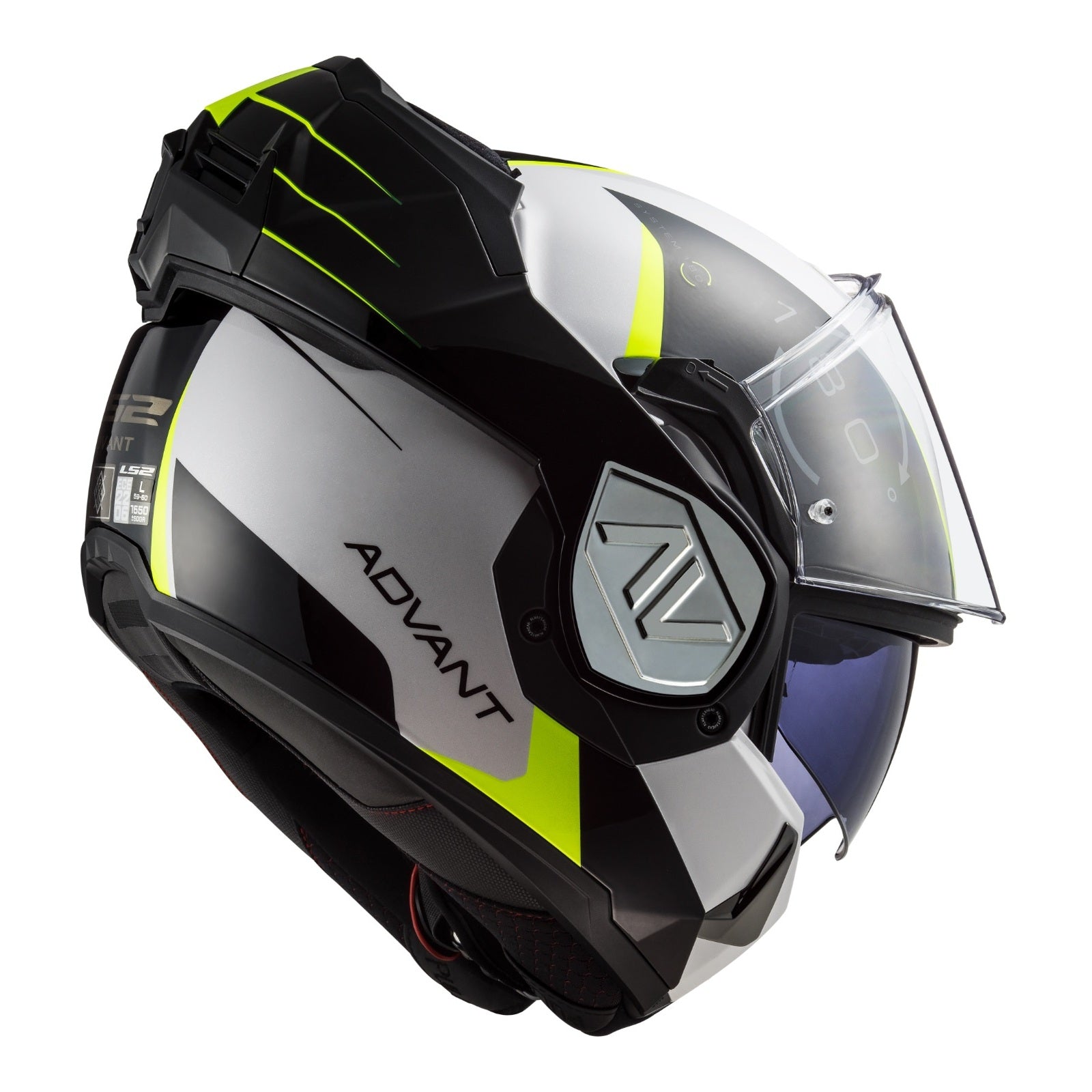 LS2 FF906 Advant Codex Helmet - White / Black 06