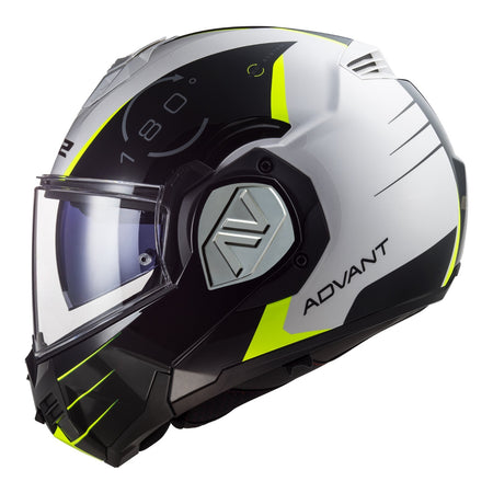 LS2 FF906 Advant Codex Helmet - White / Black 06