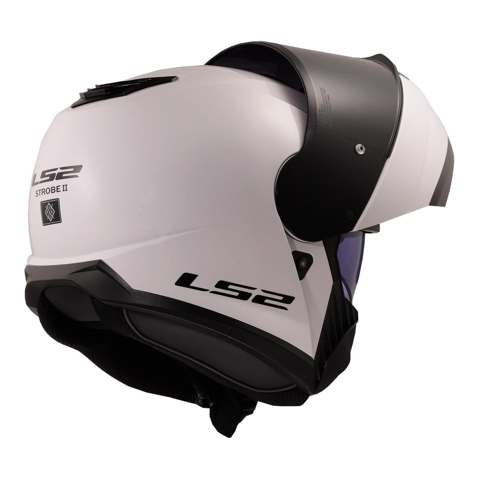LS2 FF908 Strobe II Helmet - White 06
