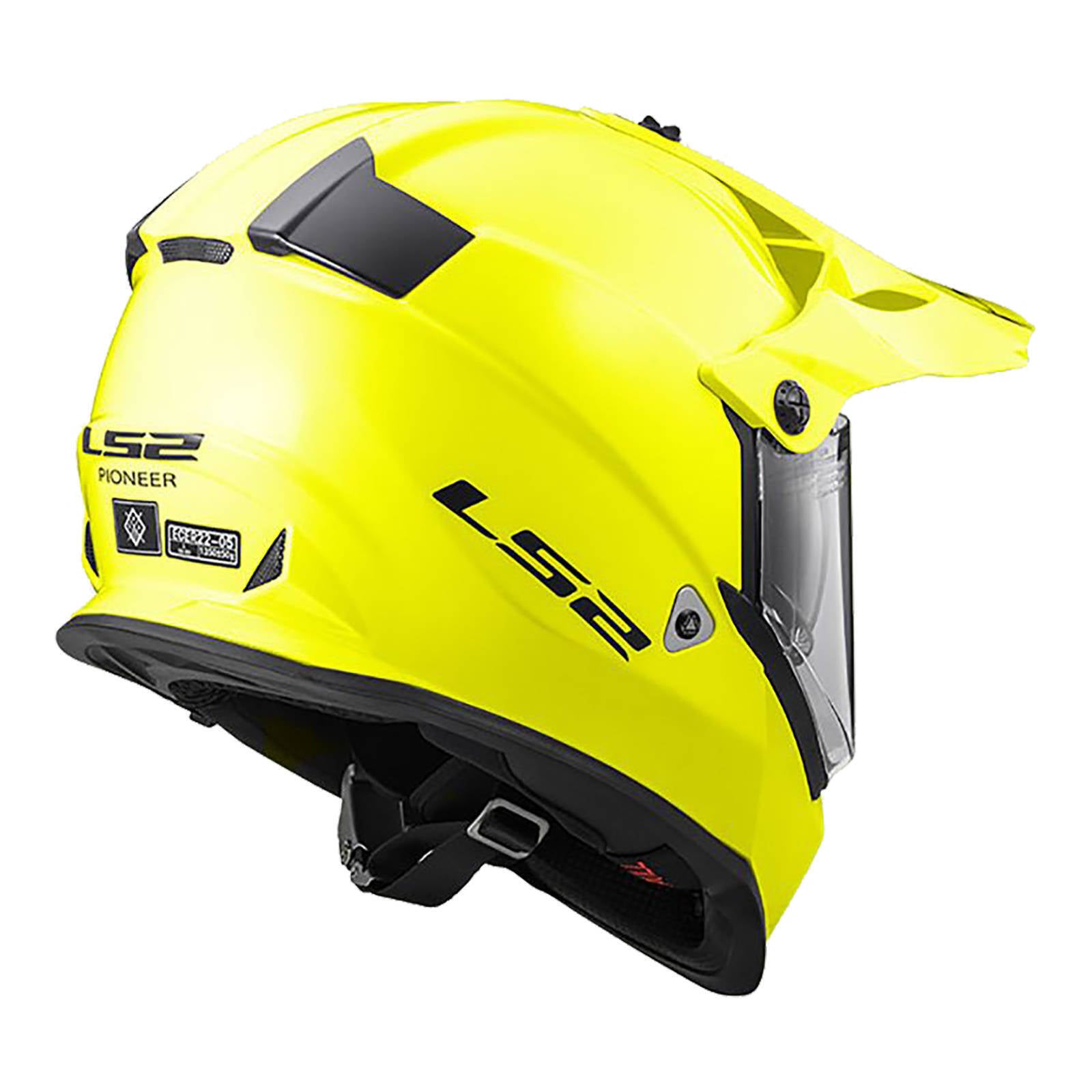 LS2 MX436 PIONEER HELMET - HI-VIS YELLOW