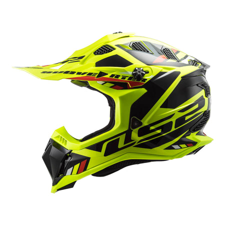 LS2 MX700 Subverter Evo Stomp Helmet - Hi-Vis Yellow / Black