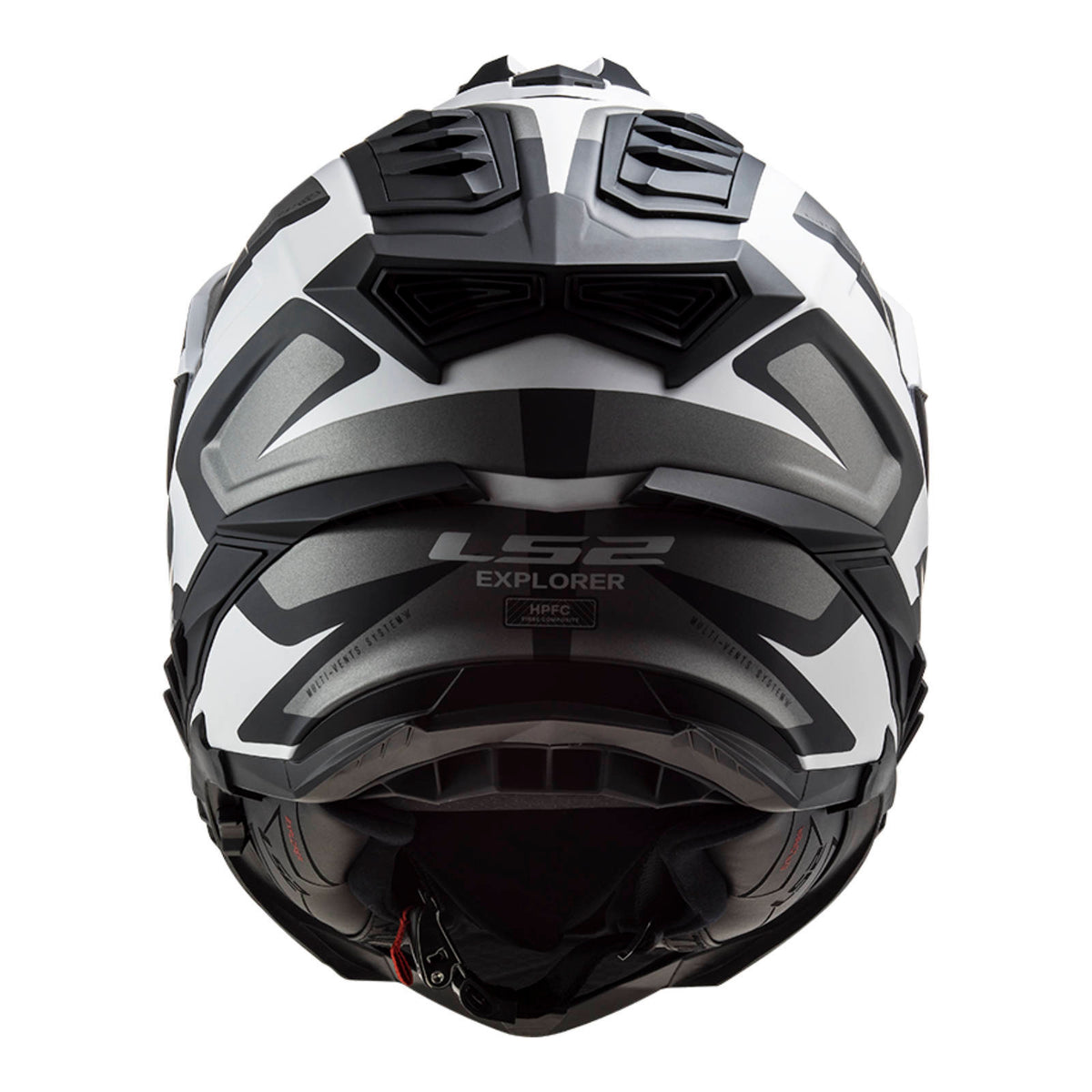 LS2 MX701 Explorer Alter Helmet - Matte Black / White