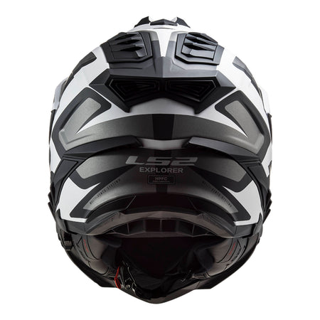 LS2 MX701 Explorer Alter Helmet - Matte Black / White
