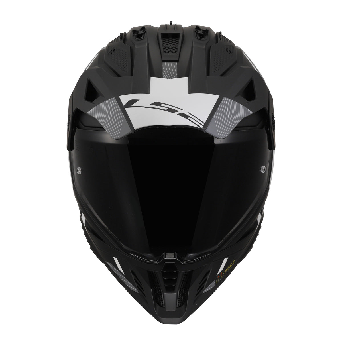 LS2 MX702 Pioneer II Hill Helmet - Matte Black / White 06