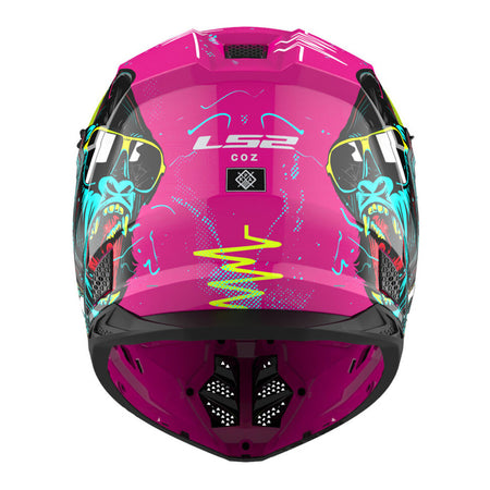 LS2 MX706J COZ Gorilla Helmet - Gloss Purple