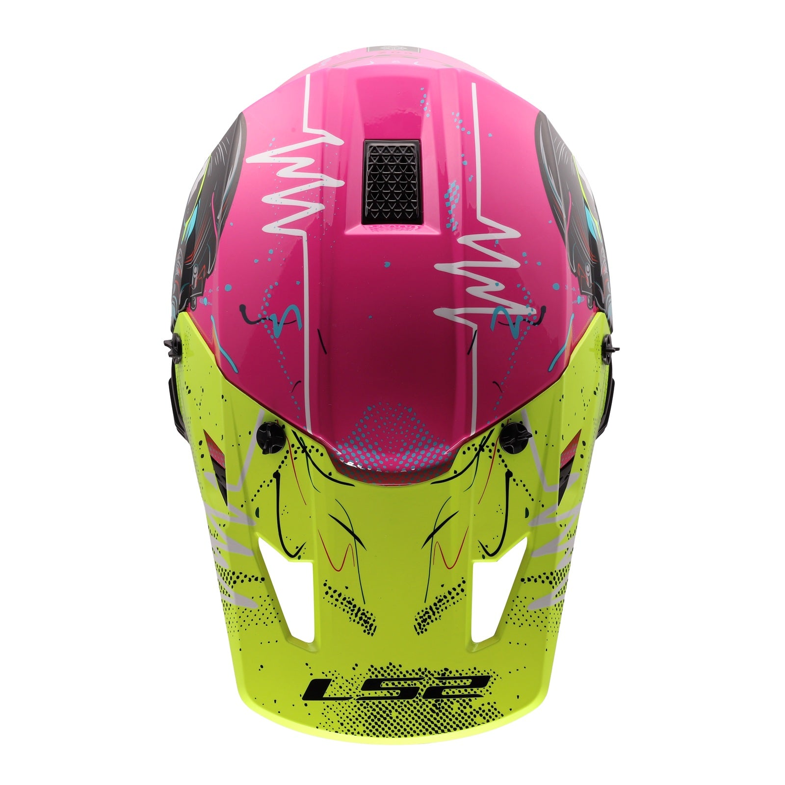 LS2 MX706J COZ Gorilla Helmet - Gloss Purple