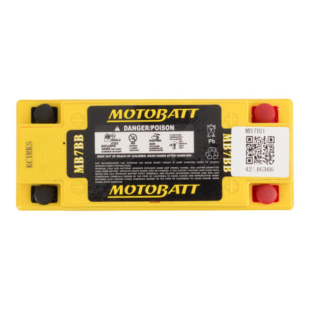 Motobatt Battery Quadflex AGM - MB7BB