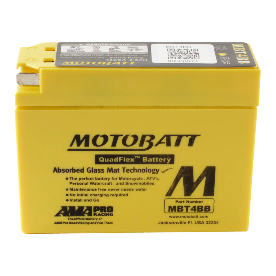 Motobatt Battery Quadflex AGM - MBT4BB