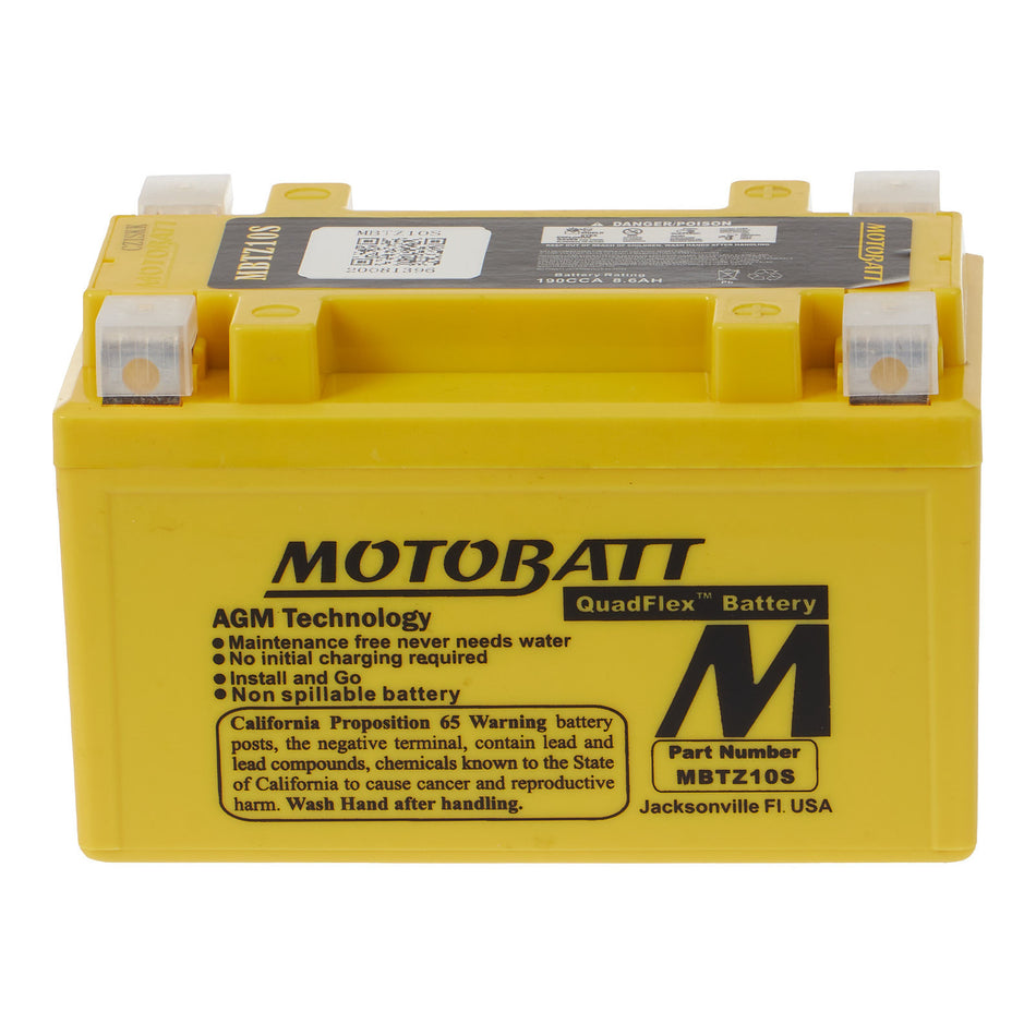 Motobatt Battery Quadflex AGM - MBTZ10S
