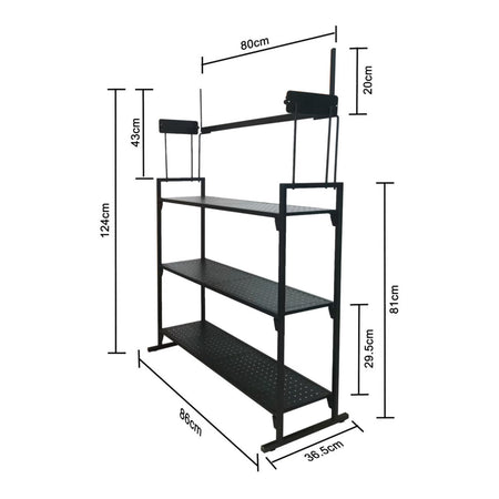 Motobatt 12-Station Maintainer Rack Only