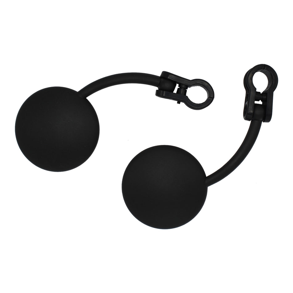 Whites Mirror Pair Universal Folding Enduro 7/8 Black