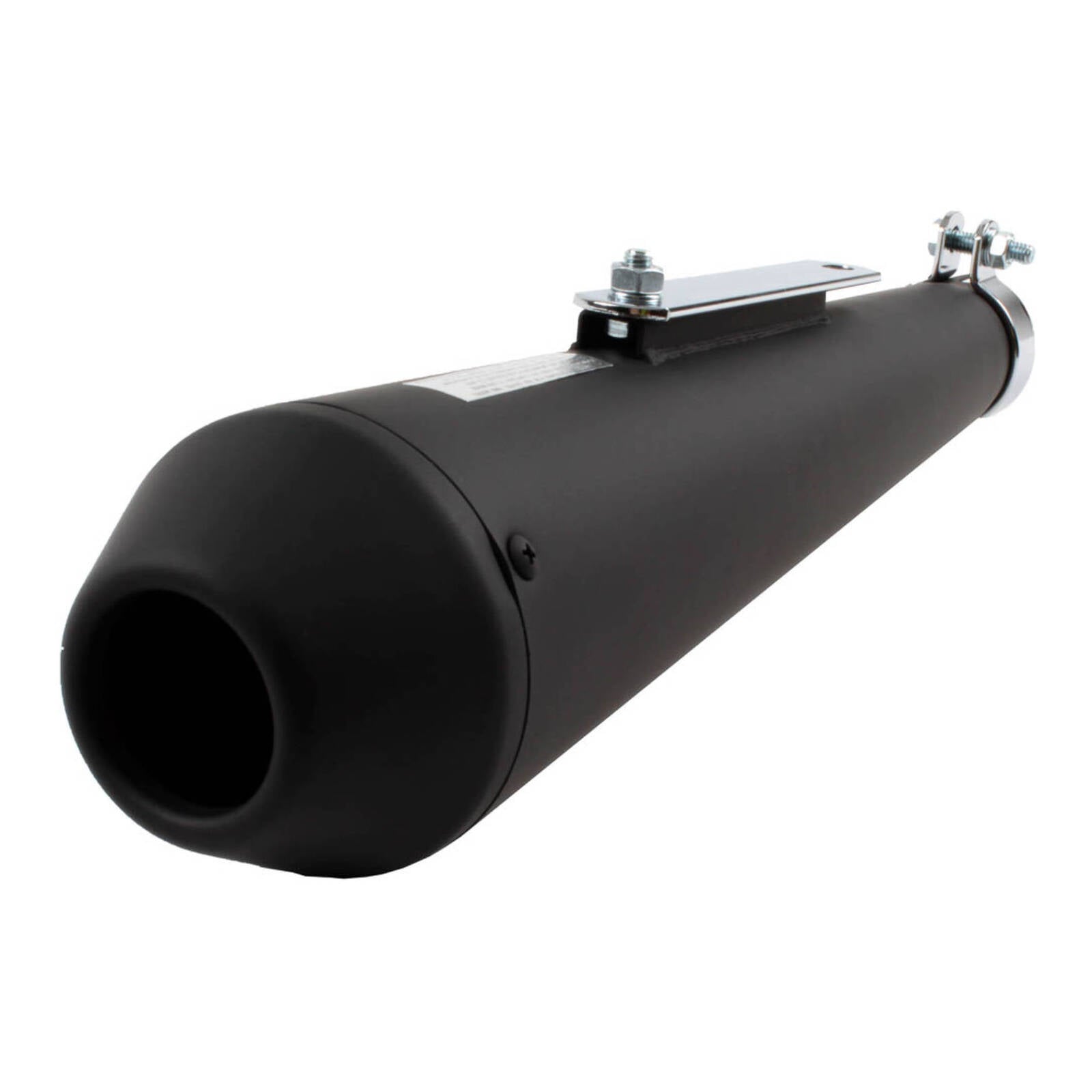 WMP Muffler Shorty Megaphone Reverse Cone - Black – First Class Motorcycles