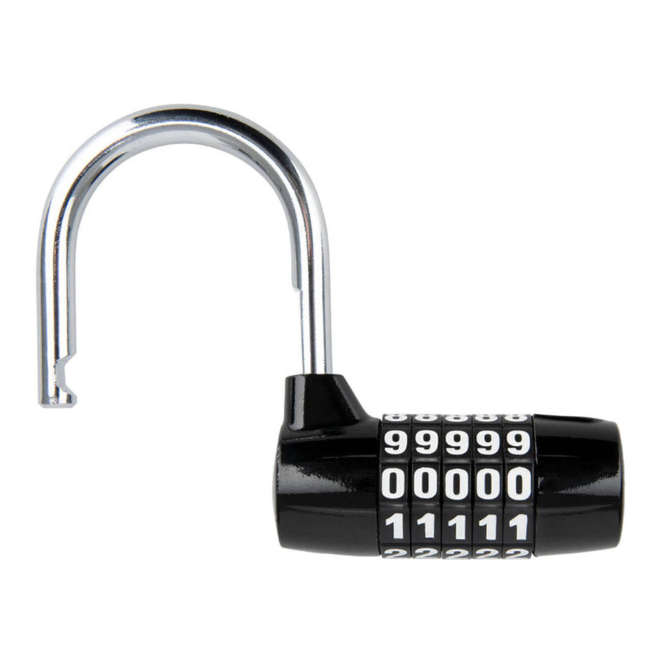 Oxford 5-Digit Combination Padlock - Black