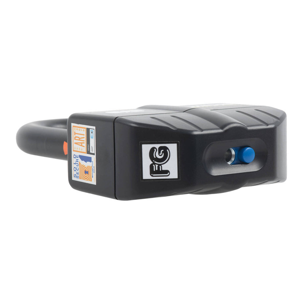 Oxford Boss Alarm 16mm Padlock - Black