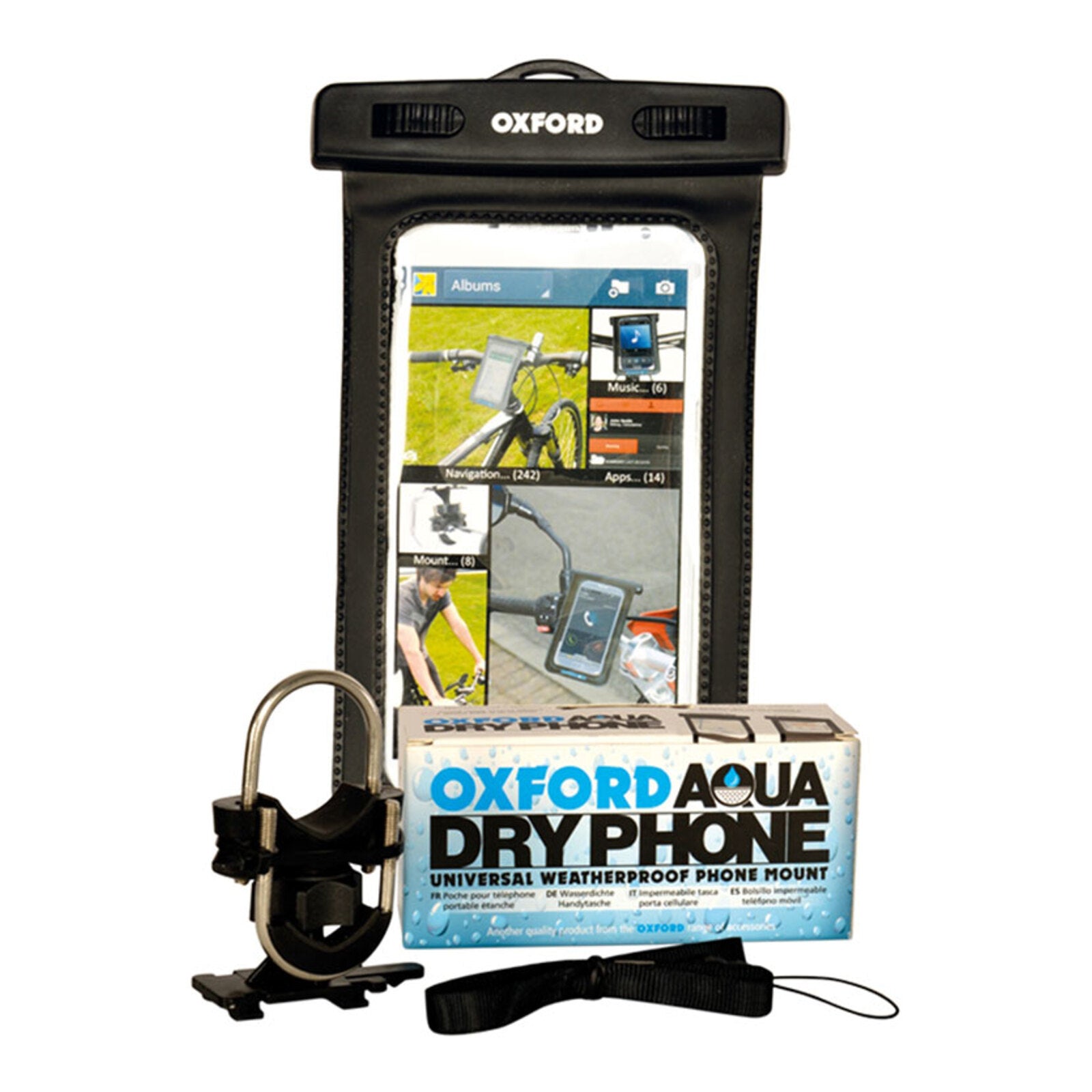 Oxford Aqua Dry Phone (Handlebar Mount)