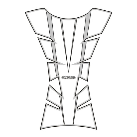 Oxford Sheer Arrow Tank Pad - Silver