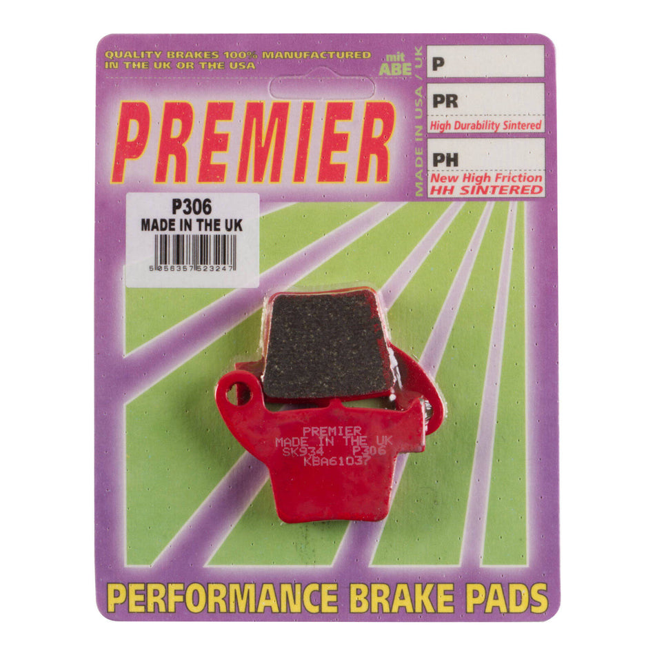Premier Brake Pads - P Organic Standard