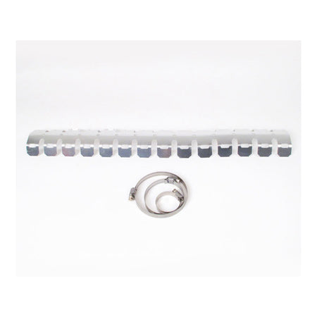 Whites Head Pipe Guard with Clamp - Silver