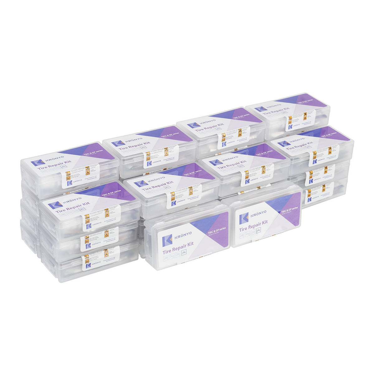 Kronyo Tyre Repair Kit - Small Emergency Kit / 30pcs - Box - PKTBIC21