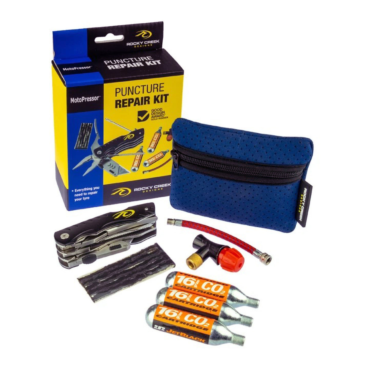 Rocky Creek MotoPressor Puncture Repair Kit