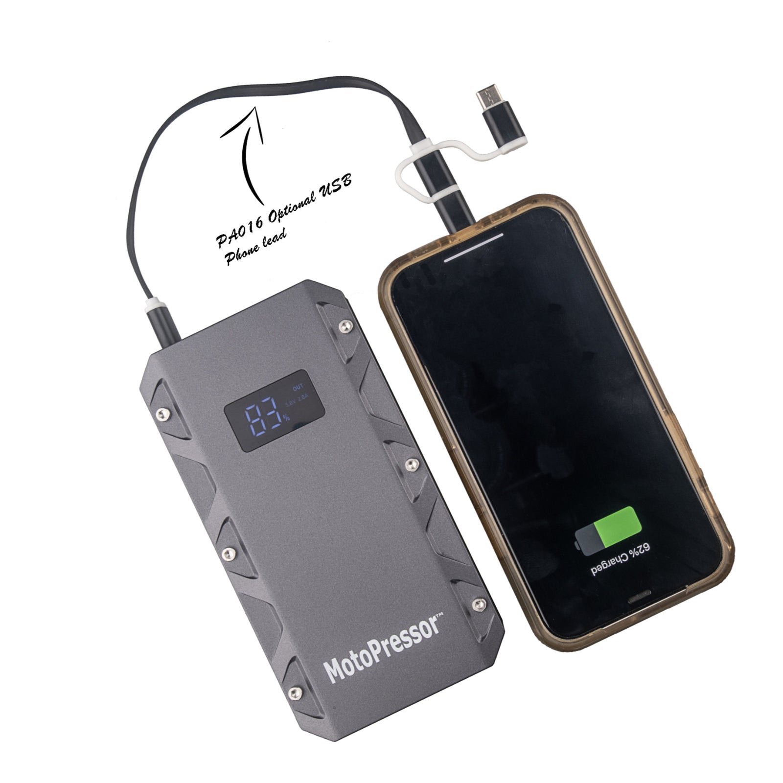 Rocky Creek MotoPressor Jump Starter 500AMP (UN3481)