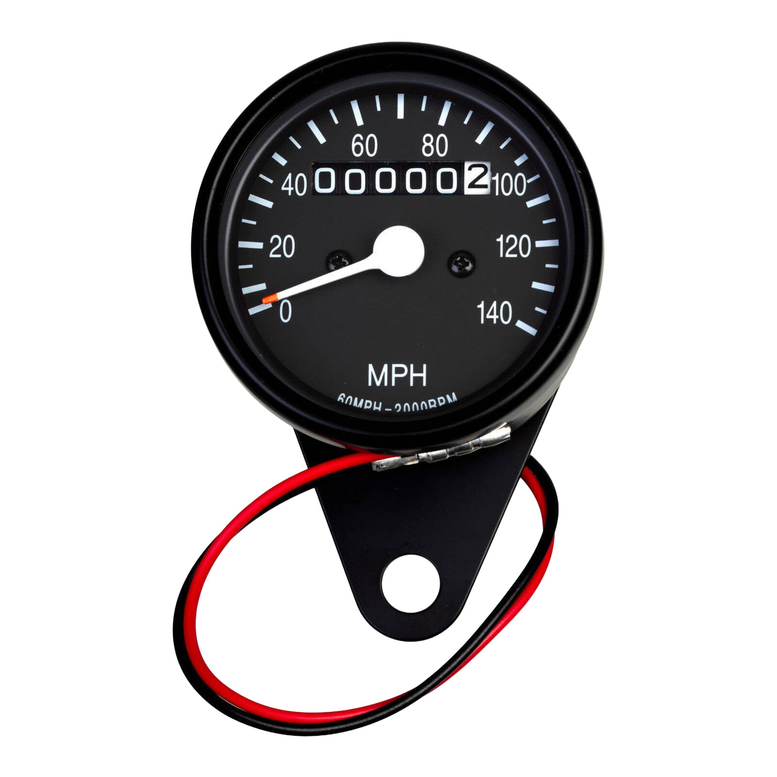 SPEEDO 2in 60mph-2000rpm HARLEY SATIN BLACK – First Class Motorcycles