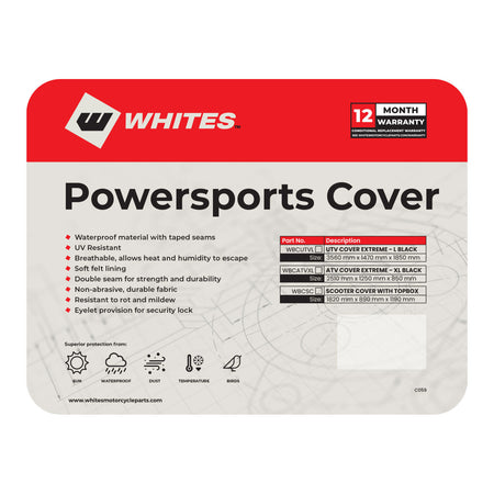 WHITES PREMIUM BIKE COVER - SCOOTER WITH RACK